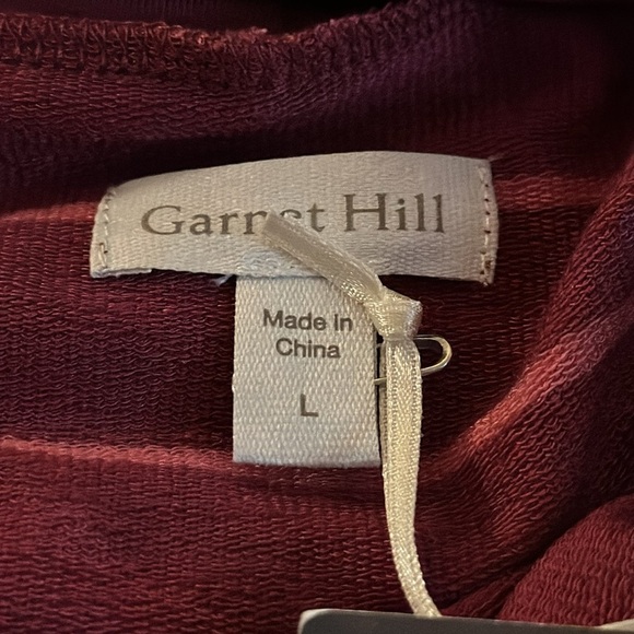 Garnet Hill Mock Neck Sleeveless Split Hem Tunic Top NWT Size Large #47166 - Picture 9 of 13